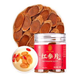 雷允上 干制红参切片 长白山人参片 60g