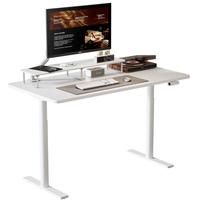 Brateck 北弧 M1 双电机升降电脑桌 雪岩白 150*75*117cm