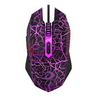 达尔优 牧马人EM915 G60 有线鼠标 6000DPI 黑色裂纹