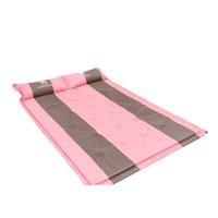 CAMEL 骆驼 带枕双人隔潮自动充气垫 A8W0O5002 粉色拼灰