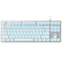 移动端、京东百亿补贴：惠普 GK100 104键 有线机械键盘 金属灰 国产茶轴 单光