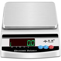 英衡高精度电子天平秤精准电子克秤实验室小台秤珠宝电子秤10kg0.1g 【充电款】方盘10公斤精度0.1克