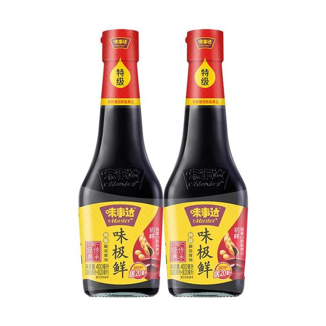 MASTER 味事达 味极鲜 生抽酱油 400ml*2