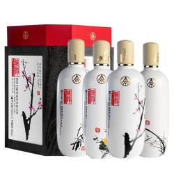 五粮液 酿神梅兰竹菊 58度 浓香型白酒 500ml*4瓶