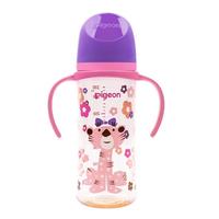 Pigeon 贝亲 自然实感第三代FUN系列 AA222 PPSU奶瓶 彩绘款 330ml 淑女豹 L码 6月+