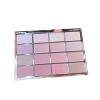施丹雅韩国ins春日16色眼影盘珠光哑光粉紫大地色淡妆提亮一体盘