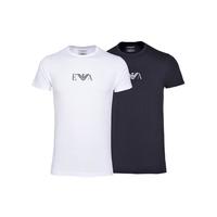 EMPORIO ARMANI 男士圆领短袖T恤套装 91935 2件装 混色 M
