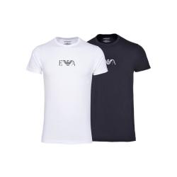 EMPORIO ARMANI 男士圆领短袖T恤套装 91935 2件装 混色 M