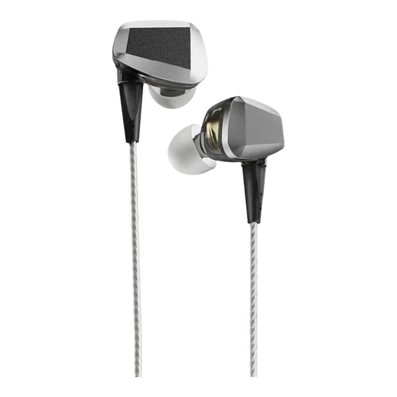 阿思翠 GX70 Plus 可换线无麦 HIFI耳机 银灰 3.5mm