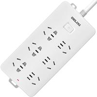 DELIXI 德力西 CD98J-LK6X5 新国标插排 六位五孔 5m