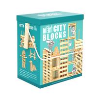 mideer 弥鹿 MD1114 阿基米德自由创客积木 原木色 300颗粒