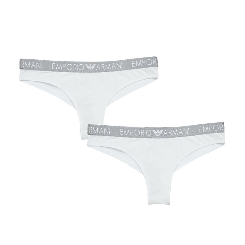 安普里奥·阿玛尼（Emporio Armani）夏季新款运动潮流休闲舒适女士内裤无痕丁字裤2件套装
