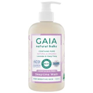 GAIA NATURAL BABY儿童沐浴露安睡薰衣草500mL/瓶婴童洗护保湿滋润温和洗护婴幼儿
