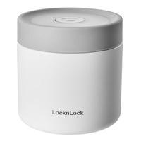 LOCK&LOCK 辅食碗婴儿保温碗儿童汤碗小粥杯便携密封饭盒宝宝外出吃饭碗 奶昔白-330ml