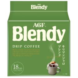AGF 挂耳咖啡乞力马扎罗风味18袋 京东独家 Blendy现磨手冲滤挂式 人气-挂耳18袋乞力马扎罗风味