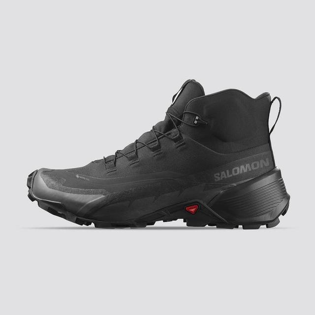 萨洛蒙 男款 户外运动中帮防水登山徒步鞋 CROSS HIKE MID GTX 2 黑色 417312-宽鞋楦 UK6.5(40)