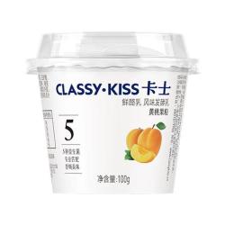 卡士 黄桃沙棘果粒鲜酪乳100g*6杯
