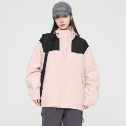 JEANSWEST 真维斯 破价！春秋男女防水风衣户外冲锋衣 登山服外套