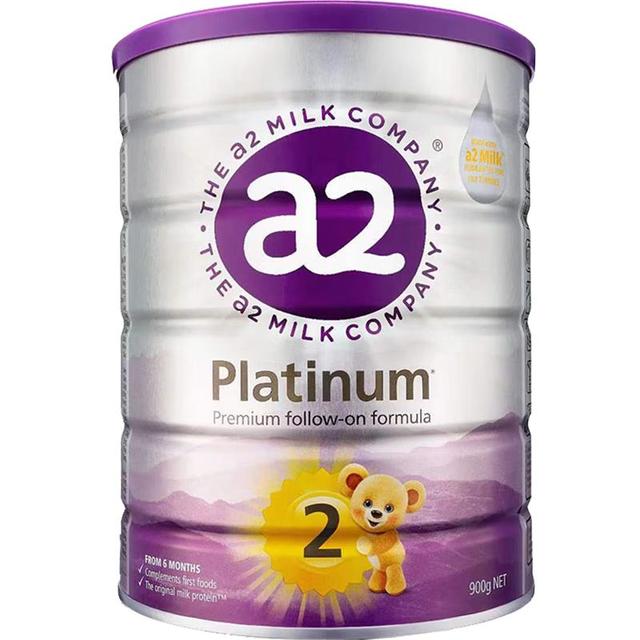 a2 奶粉澳洲紫白金版 新版天然A2蛋白 婴幼儿配方奶粉新西兰原装进口 2段- 6罐 27.11
