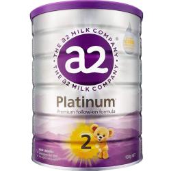 a2 含天然A2蛋白澳洲紫白金版婴儿奶粉2段新西兰原装进口 2段*6罐 900g