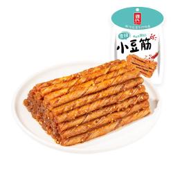 源氏 辣条 辣片麻辣解馋零食小吃儿时怀旧豆干手撕素肉大豆筋 香辣小豆筋60g