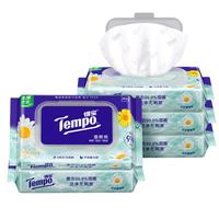Tempo 得宝 一博同款 洋甘菊湿厕纸 80片*4包 植萃精华家庭装 湿纸巾