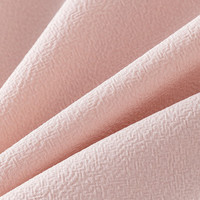 范思蓝恩22FS2377泡泡袖短袖衬衫女夏法式宫廷风职业衬衣 樱花粉 XS