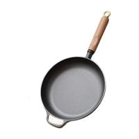 冀铁锤铸铁平底锅煎锅无涂层加厚生铁家用烙饼锅 28cm聚油煎锅 聚油煎锅 28cm