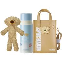 膳魔师（THERMOS）X13DE MARZO联名高真空不锈钢保温杯儿童水杯好物水壶370mL蓝 13D熊保温杯 蓝 370ml