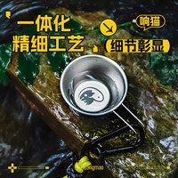 响猫钓鱼拉饵盘饵料盒开饵红虫蛋白饵饵料小物钓迷你户外雪拉碗