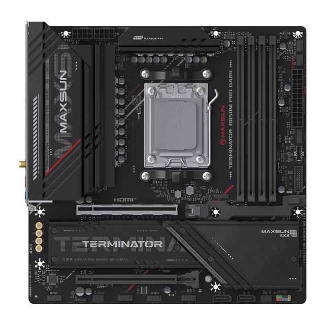 铭瑄 终结者 B850 M PRO DARK WIFI主板