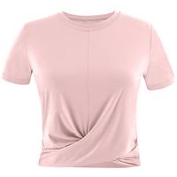 【舒适透气】运动短袖女士夏季高级露腰短款t恤女百搭跑步瑜伽服