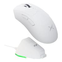 多彩（Delux）M900Pro游戏电竞鼠标无线2.4G双模有线鼠标3395轻量化8K回报率中大手可充电人体工学 M900pro+白色【Nordic+4K充电底座】