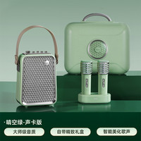 点音 k歌音箱家庭用蓝牙无线ktv小音响便携式高音质双麦克风