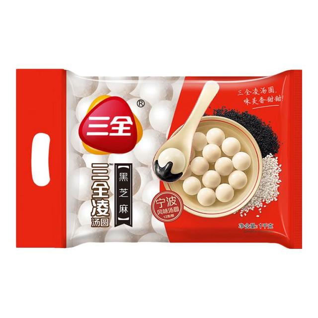 三全 凌 黑芝麻汤圆 宁波风味 1kg