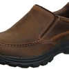 Skechers 斯凯奇 男性 乐福鞋 Braver-rayland 64502EW 舒适 Dark BrownLeather 尺码8