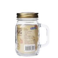 Glasslock 三光云彩 IP626 带手柄玻璃杯 750ml 金色 