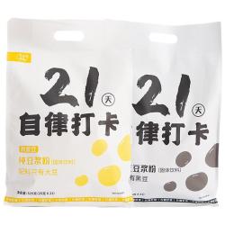 农道好物 豆浆粉组合装 2口味 1.05kg（纯豆浆粉525g+纯黑豆豆浆525g）