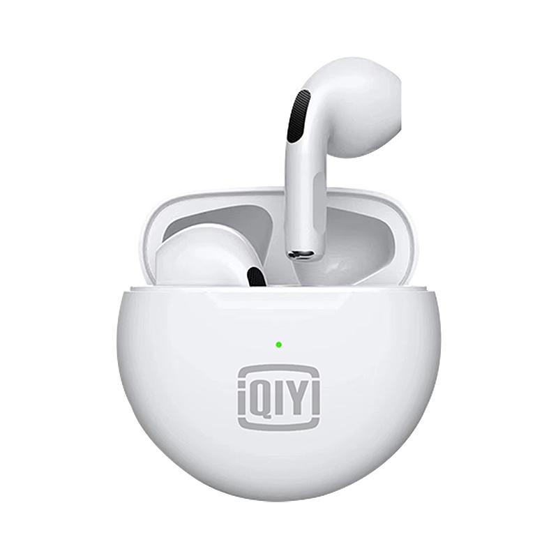 iQIYI 爱奇艺 FunPods 半入耳式真无线降噪蓝牙耳机 白色