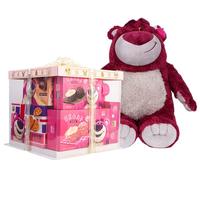 迪士尼草莓熊公仔零食大礼包1050g女友盒 蛋糕礼盒（赠同款公仔）