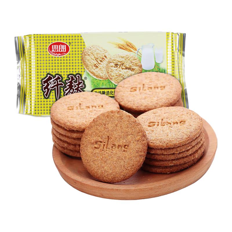 Silang 思朗 纤麸 饼干零食木糖醇消化饼干