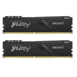 金士顿 FURY 32GB(16G×2)套装 DDR4 3200 C16 台式机内存条 Beast野兽系列 骇客神条