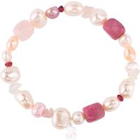 TOUS 桃丝熊 Pearls系列 913031560 时尚925银珍珠宝石手链 17.5cm