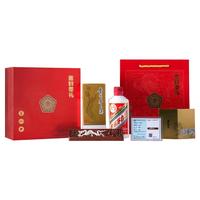 茅台飞天 惠群贵礼 酱香型白酒53度200ml*1 木雕银龙礼盒 