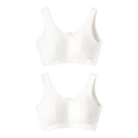 安奈儿 童装女童二阶段内衣胸衣 2件装 少女发育抗菌莫代尔