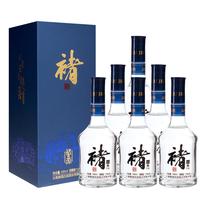 褚酒 礼盒装 清香型白酒  整箱装 52%vol 500mL