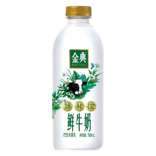 SATINE 金典 伊利金典鲜牛奶780ml鲜奶定期购巴氏杀菌低温早餐