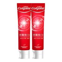 高露洁 密集焕白美白牙膏 120g*2支