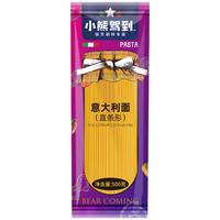 小熊驾到意大利面500g直条形 家用儿童速食低脂意面意粉方便面通心粉