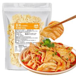 湾琴河 素豆肠500g 火锅食材素肉豆肠段干货豆棍豆制品麻辣烫冒菜串串